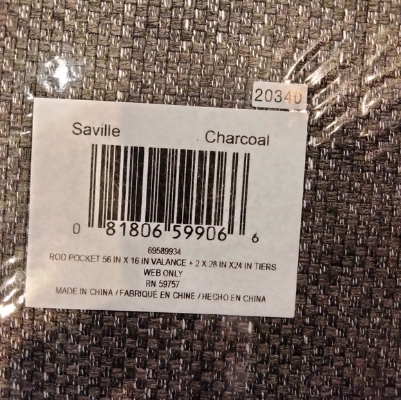 Brookstone Light Filtering Small Window Set - Picture 3 of 4